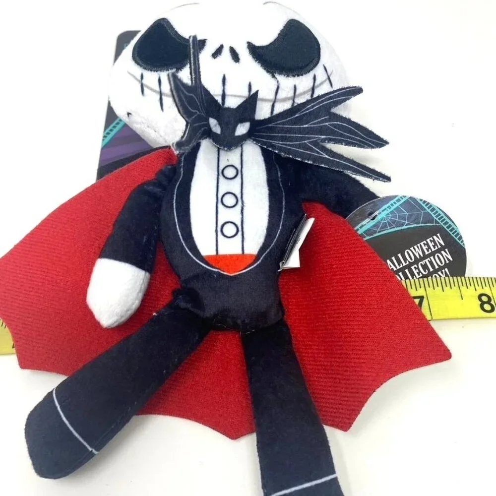 Disney Nightmare Before Christmas Jack Skellington Plush Squeaker Dog Toy Black